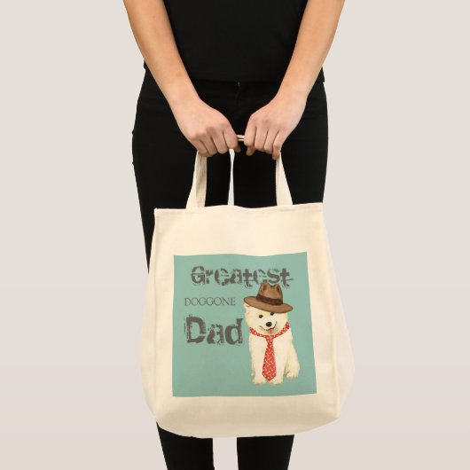 Samoyed Dad Tote Bag (Voorkant (product))