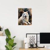 Samoyed Dog Art Print Poster (Thuiskantoor)
