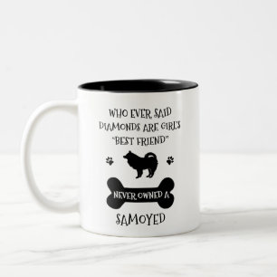 Samoyed Dog Best Friend Tweekleurige Koffiemok