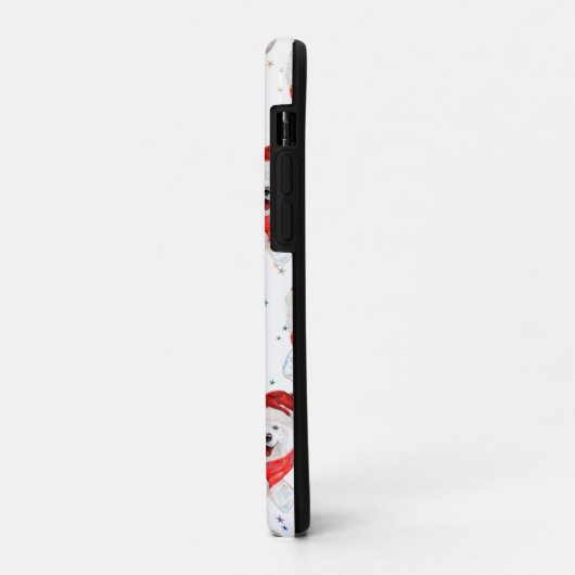 Samoyed Dog Breed Christmas Stars Case-Mate iPhone Case (Achterkant/links)