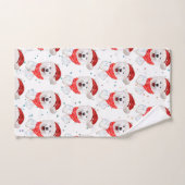 Samoyed Dog Breed Christmas Stars Handdoek (Handdoek)