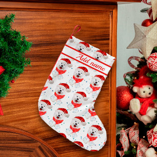 Samoyed Dog Breed Christmas Stars Kleine Kerstsok