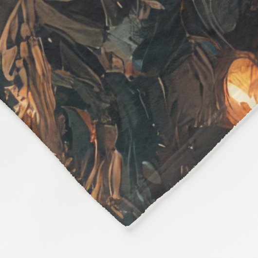 Samoyed Dog Christmas  Beach Fleece Deken (Hoek)