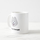 Samoyed Dog Coffee Mok - Ik hou van mijn Samoyed D (Voorkant links)