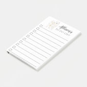 Samoyed Dog die wordt gepersonaliseerd om Post-it Post-it® Notes (Schuin)