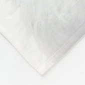 Samoyed Dog Fleece Blanket, miart Deken (Hoek)