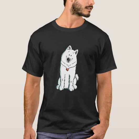 Samoyed Dog  For Samoyed Dog Fans T-shirt (Voorkant)