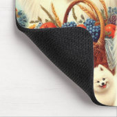  Samoyed Dog Illustratie Muismat (Hoek)