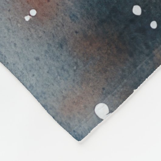 Samoyed Dog in Sledge Laat het Sneeuw Kerstmis Fleece Deken (Hoek)