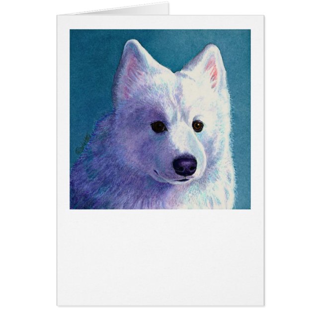 Samoyed Dog Kaart - "Boeddha" (Voorkant)
