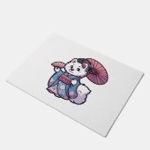Samoyed Dog Kimono Deurmat (Schuin)