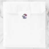 Samoyed Dog Kimono Hart Sticker (Tas)