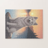 Samoyed Dog   Legpuzzel (Horizontaal)