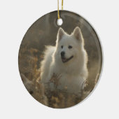 Samoyed Dog Ornament (Links)