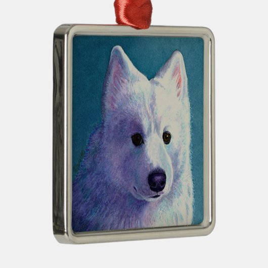 Samoyed Dog Ornament - "Boeddha" (Rechts)