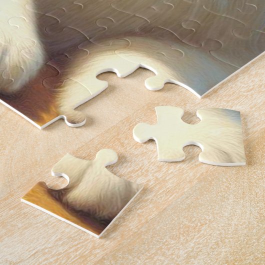  Samoyed Dog Painting Legpuzzel (Zijkant)