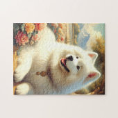  Samoyed Dog Painting Legpuzzel (Horizontaal)