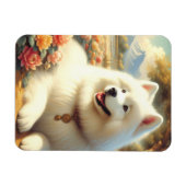 Samoyed Dog Painting Magneet (Horizontaal)