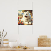  Samoyed Dog Painting Poster (Keuken)
