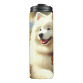  Samoyed Dog Painting Thermosbeker (Voorkant)