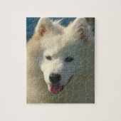 Samoyed Dog Puzzle Legpuzzel (Verticaal)