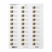 Samoyed Dog Return Address Label (Full Sheet)