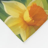 Samoyed Dog Spring Bloemen Schilderen Fleece Deken (Hoek)