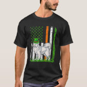 Samoyed Dog St Patricks Day Dog Irish Gift T-shirt (Voorkant)