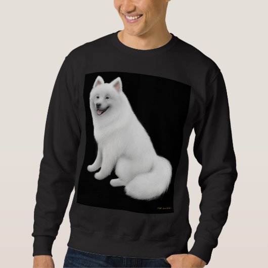 Samoyed Dog Sweatshirt (Voorkant)