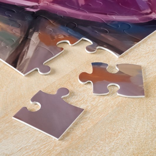 Samoyed Dog Valentine's Day Rose Picnic Legpuzzel (Zijkant)