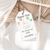 Samoyed Dog Verjaardag Dank u Gift Label Cadeaulabel