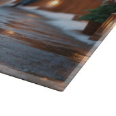 Samoyed Dogs Christmas Snow Holiday Snijplank (Hoek)