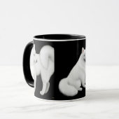 Samoyed Dogs Ringer Mok (Voorkant links)