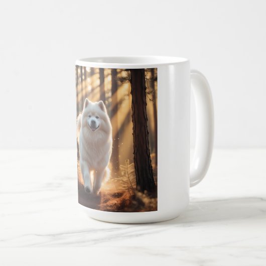 Samoyed Elegant Coffee Mok (Voorkant rechts)
