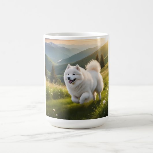 Samoyed Elegant Coffee Mok (Center)