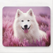 Samoyed en heide muismat (Voorkant)