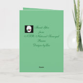 Samoyed Enmoegement Wenskaart;Design van Lee Kaart (Achterkant)