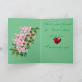 Samoyed Enmoegement Wenskaart;Design van Lee Kaart (Binnen)