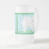Samoyed Frosted Mok 16 oz; St. Pat Day! (Voorkant rechts)