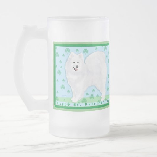 Samoyed Frosted Mok 16 oz; St. Pat Day! (Links)