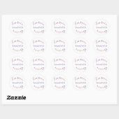 Samoyed Furever Vriend Ronde Sticker (Vel)