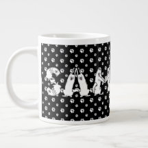 Samoyed gespeld in Samoyed Dog Letters