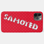 Samoyed gespeld in Samoyed Dogs Letters Funny Case-Mate iPhone Case (Achterkant (horizontaal))