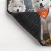 Samoyed Halloween Griezelig Muismat (Hoek)