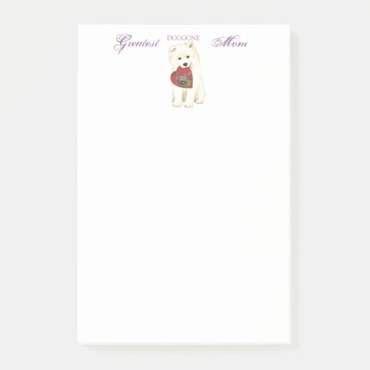 Samoyed Heart mama Post-it® Notes (Voorkant)