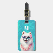 Samoyed-hond bagage labels (Voorkant verticaal)