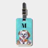 Samoyed-hond bagage labels (Voorkant verticaal)