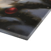 Samoyed Hond in Sneeuw Kerstmis Snijplank (Hoek)