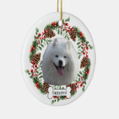 Samoyed hond keramisch ornament (Rechts)