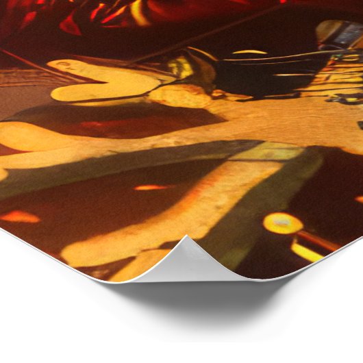 Samoyed Hond Kerstfeest Poster (Hoek)